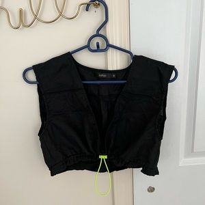 Millau Black crop top
